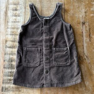 Little Co. Corduroy Button-Front Dress 4t